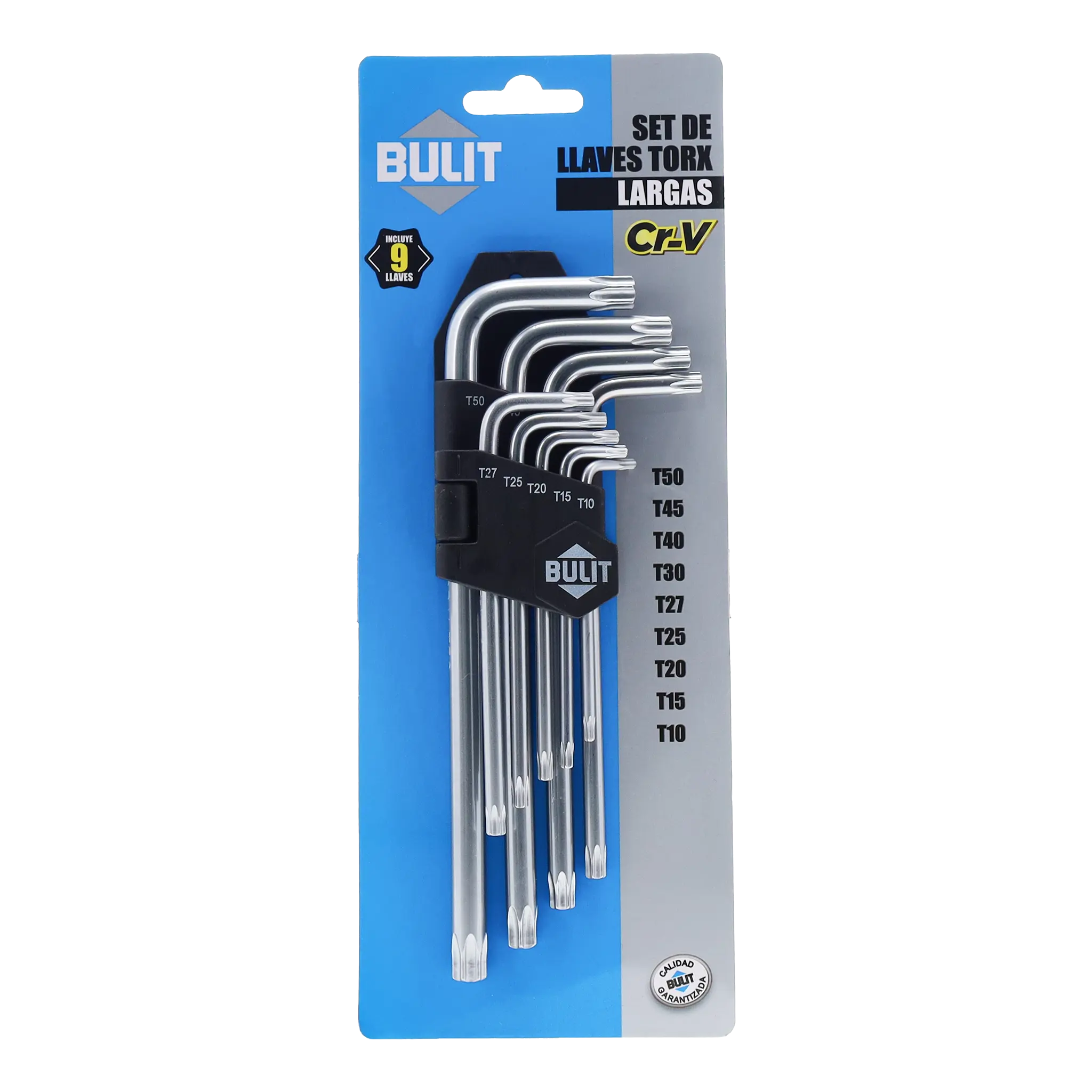 Set 9 Laves Torx BULIT Largas Bulit