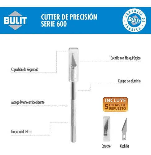 Cutter BULIT de precisión - serie 600