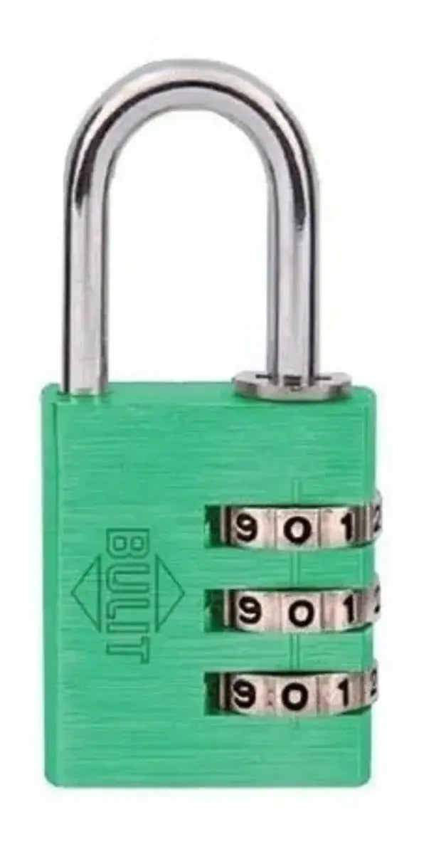 Candado Bulit de Aleación - 1.000 Combinaciones - Verde 30mm Bulit