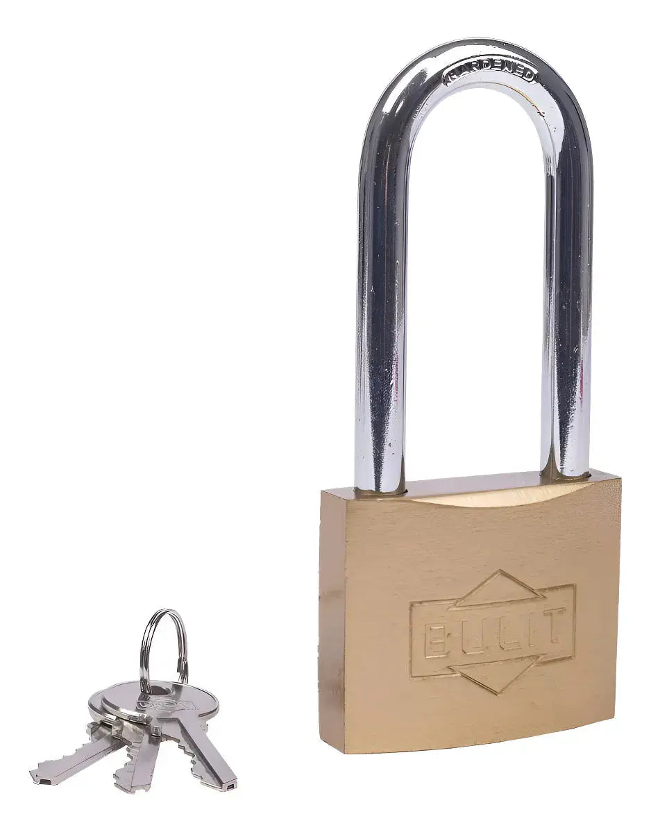 Candado de Hierro Dorado Bulit N° 50 Aro Largo Bulit