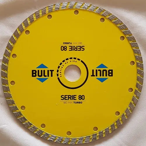 Disco diamantado BULIT serie 80 - turbo 180 mm