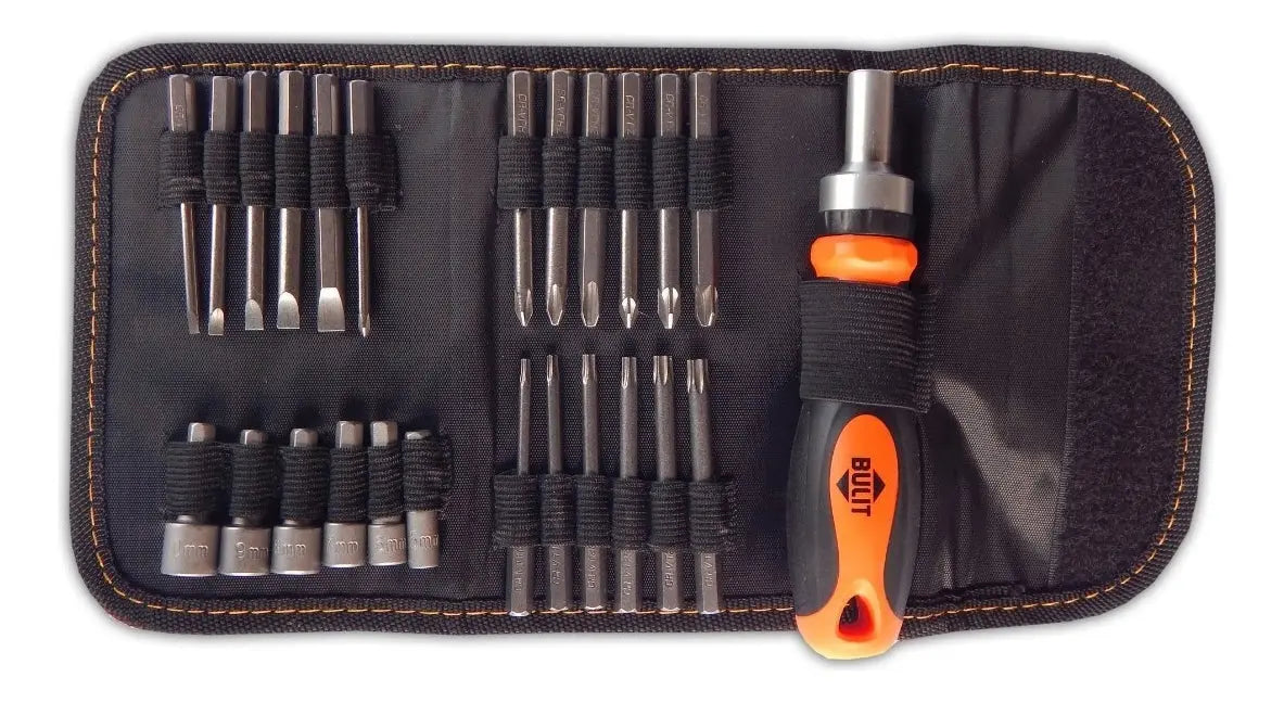 Set de Puntas y Tubos Largos de 24 Piezas BULIT Serie 800 Bulit