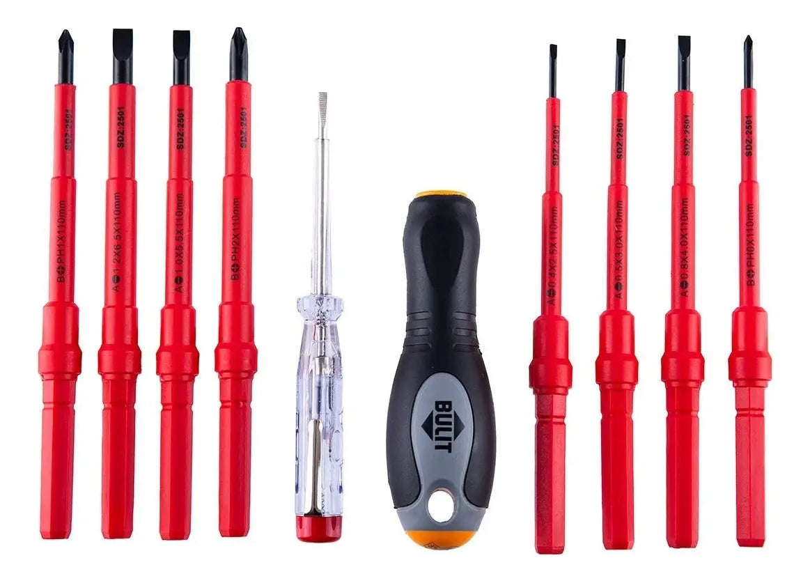 Set de Destornilladores BULIT Aislados - Kit Profesional Bulit