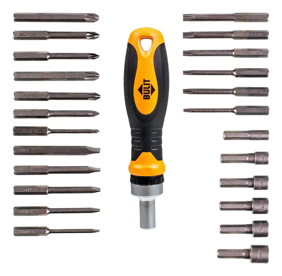 Set de Puntas y Tubos Largos de 24 Piezas BULIT Serie 800 Bulit