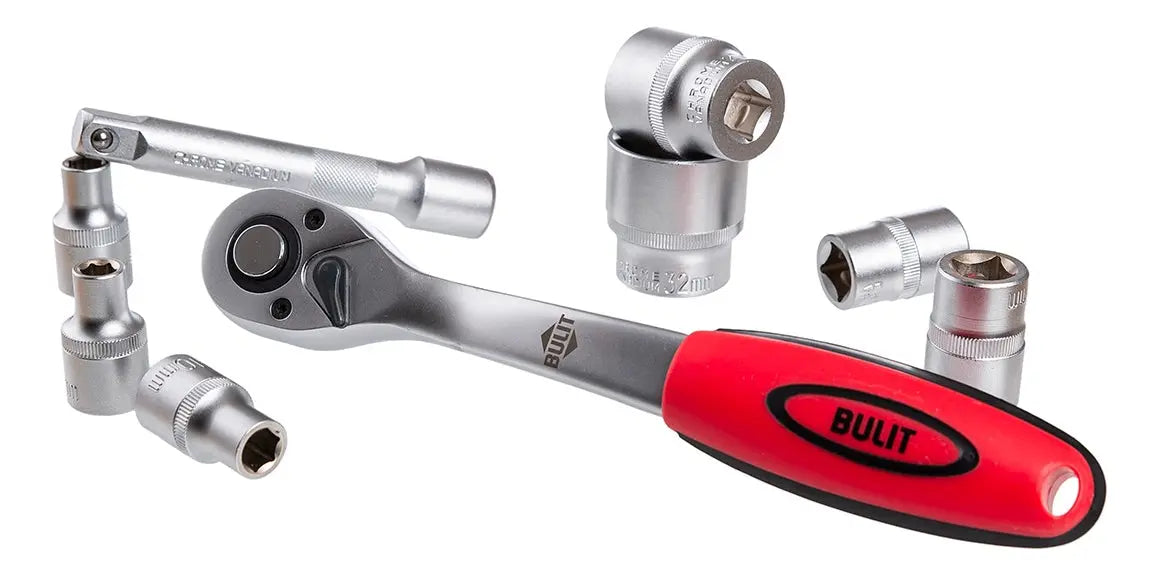 Juego de Llave Criquet BULIT 10 Tubos + Alargue - 1/2 - Serie 800 Bulit