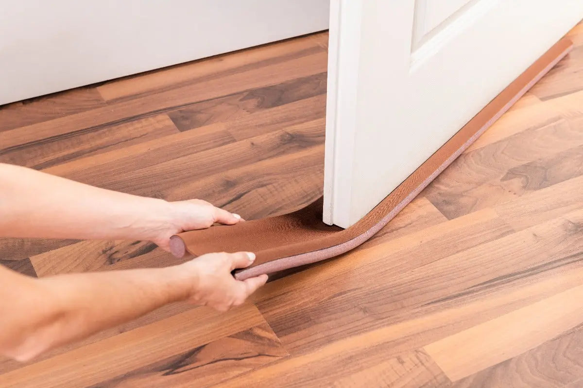 Zócalo Burlete Suprabond Doble Bajo Puerta 95cm - Marrón Suprabond