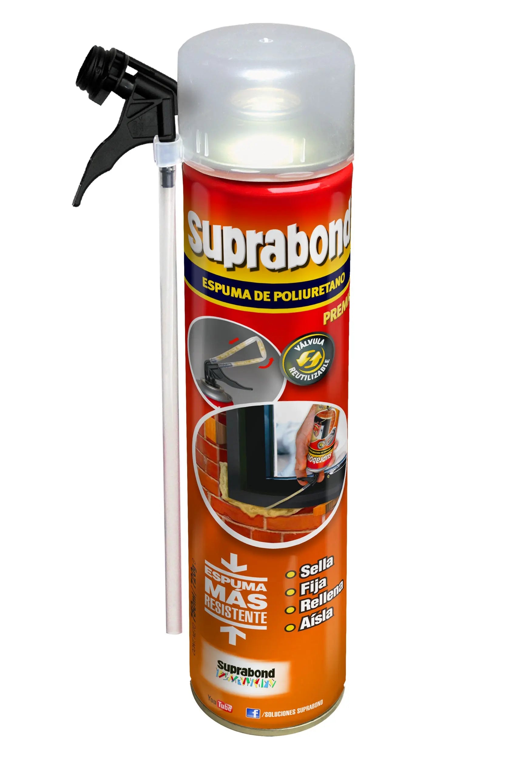 Espuma de Poliuretano Suprabond Premium - 750ml. Suprabond