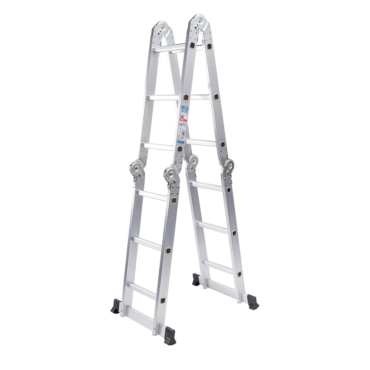 Escalera multipropósito BULIT aluminio 4 tramos x 3 escalones - 150 kg. Bulit