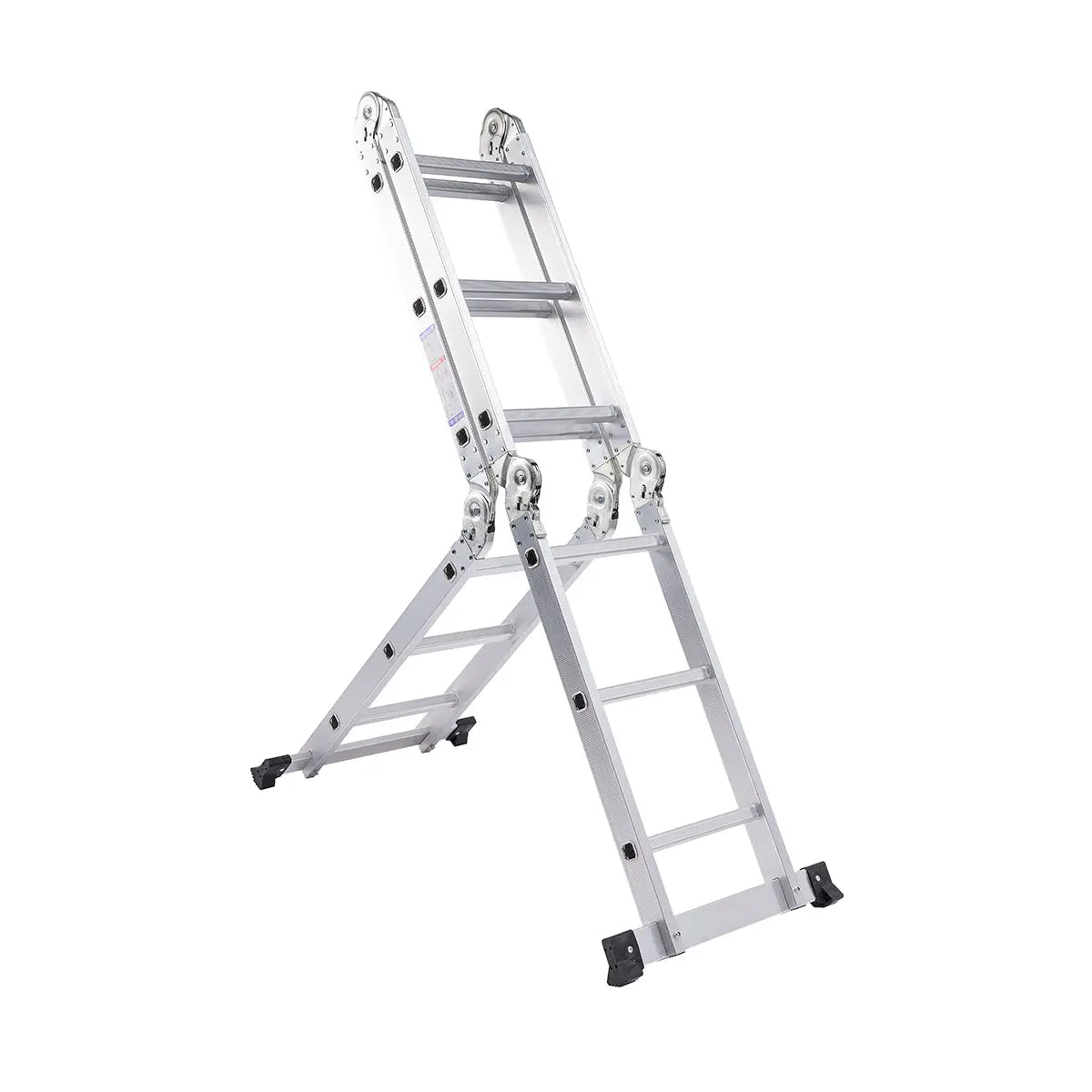 Escalera multipropósito BULIT aluminio 4 tramos x 3 escalones - 150 kg. Bulit