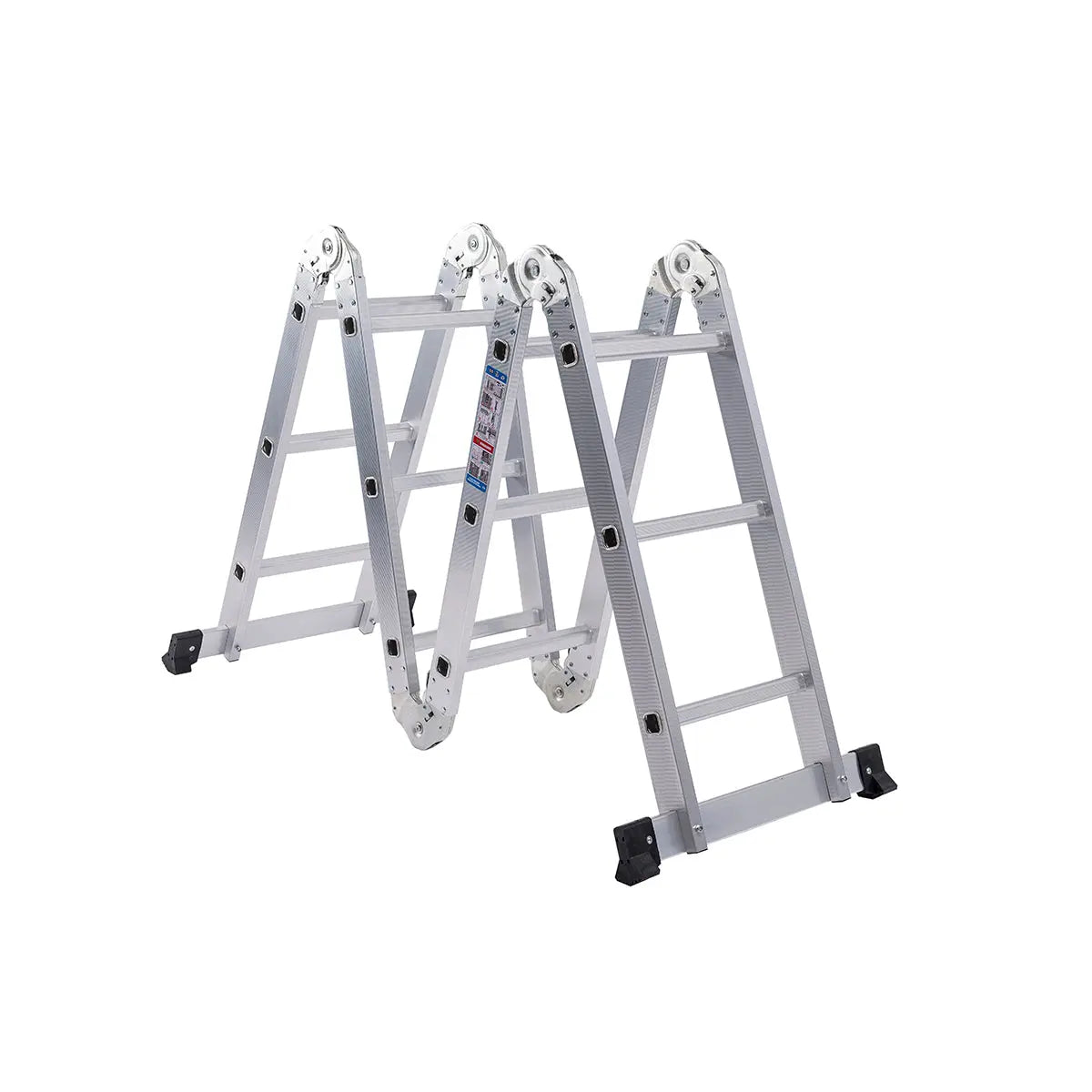 Escalera multipropósito BULIT aluminio 4 tramos x 3 escalones - 150 kg. Bulit