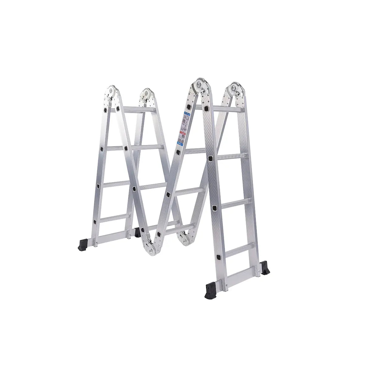 Escalera multipropósito BULIT aluminio 4 tramos x 4 escalones - 150 kg. Bulit