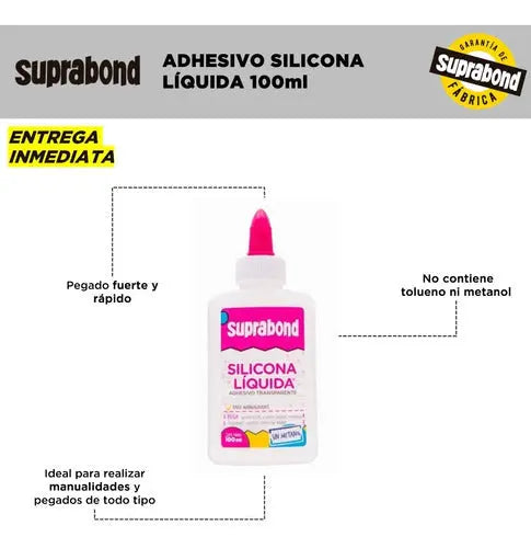Silicona Liquida Suprabond de 100ml