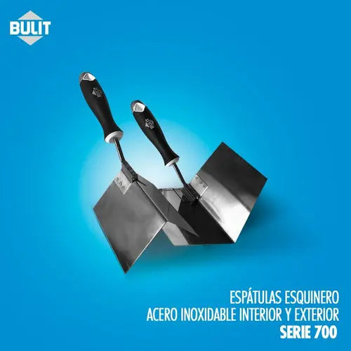 Espátula esquinero de acero inoxidable 90° exterior - serie 700