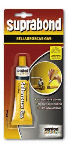 Sellar Roscas Gas Suprabond - Pomo 25ml.