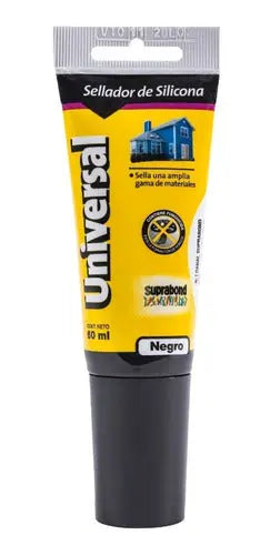 Sellador de Silicona Suprabond Universal - Negro 60ml Pomo