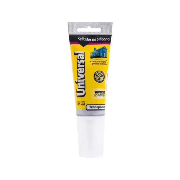 Sellador de Silicona Suprabond Universal - Transparente 60ml Pomo Suprabond