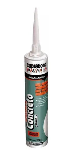 Sellador Suprabond Acrílico Reparador de Concreto y Cemento - 280ml
