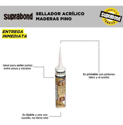 Sellador Suprabond para Maderas y Muebles - Pino 280ml