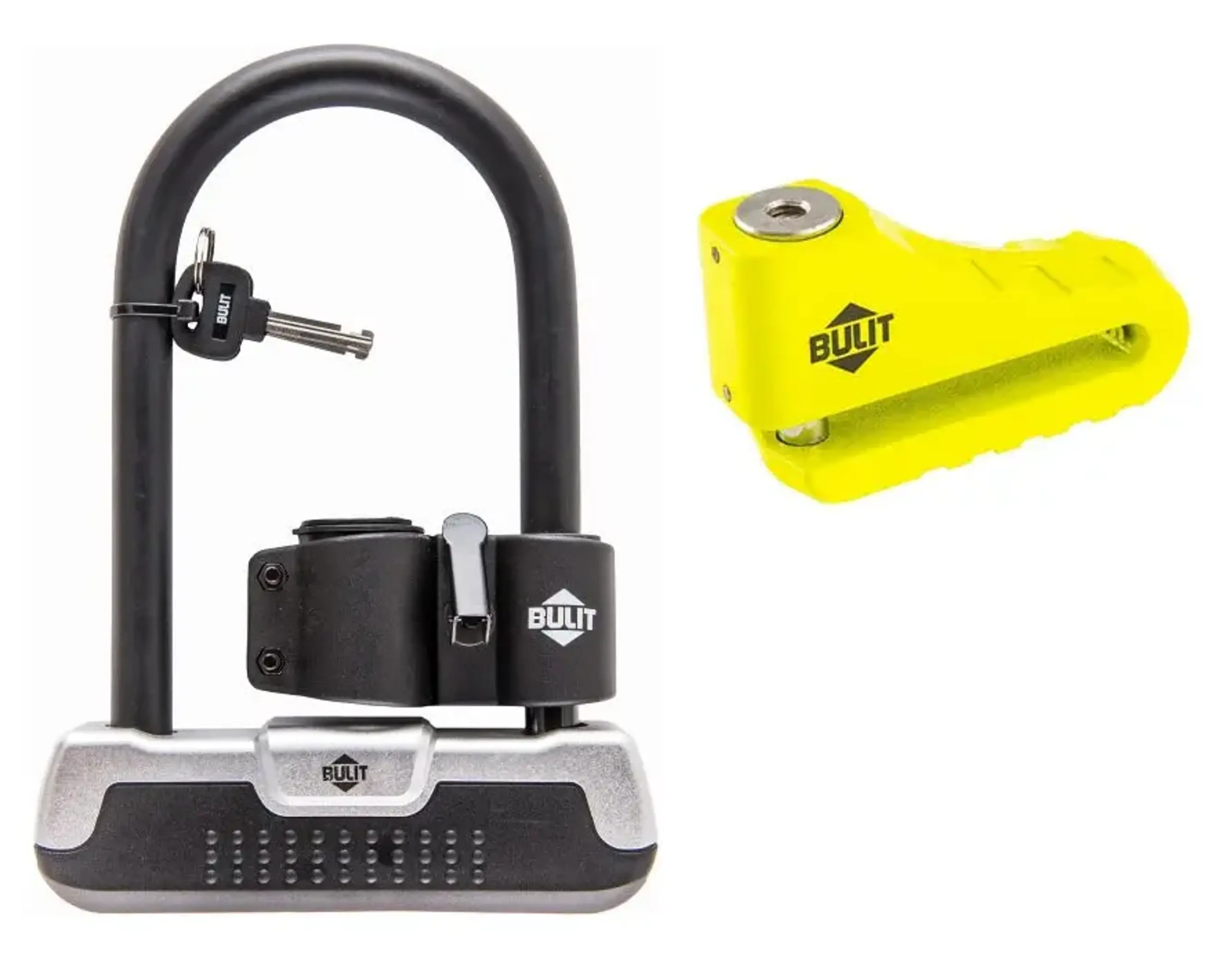 Traba U Máxima Seguridad + Traba Discos BULIT Bulit