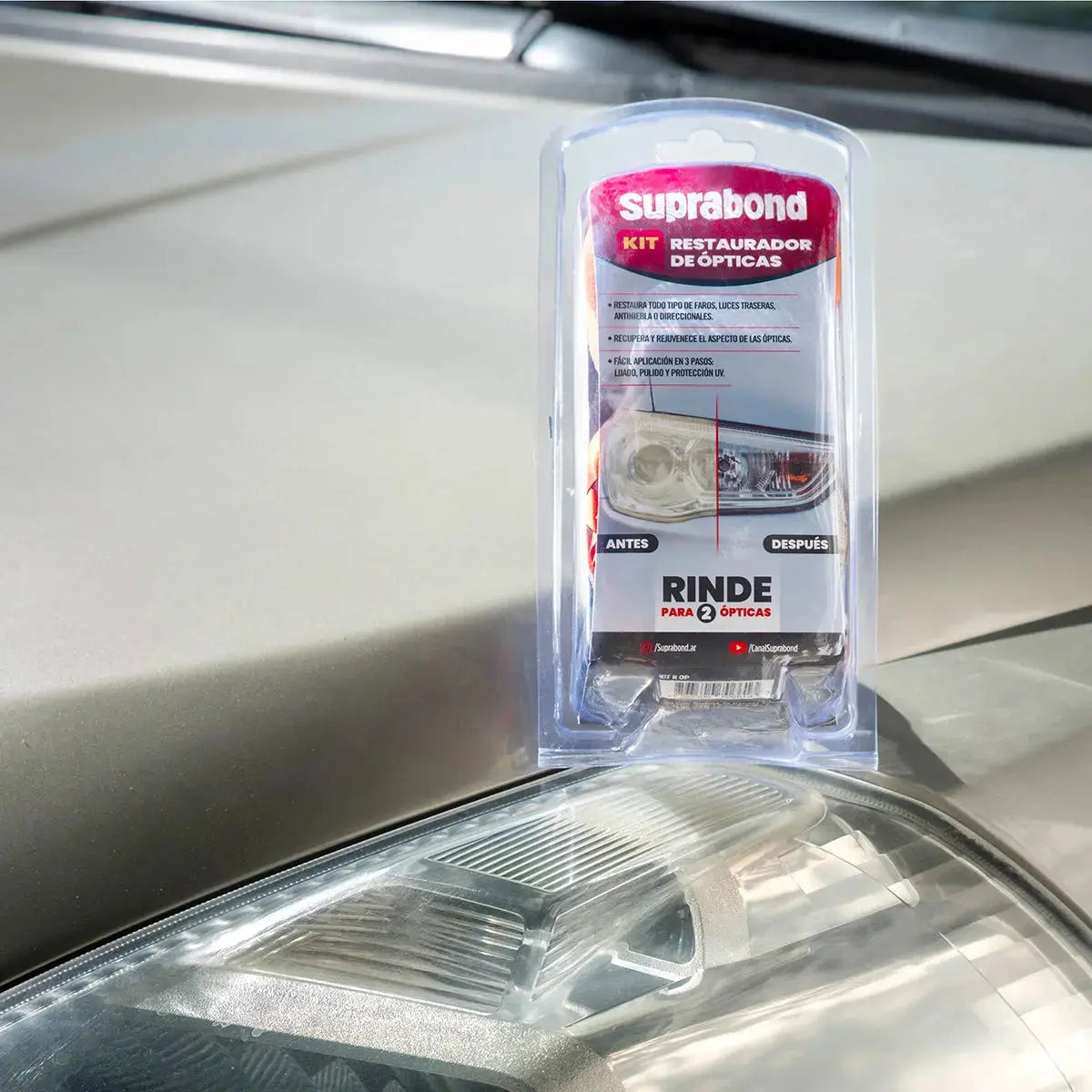 Kit Restaurador de Ópticas Suprabond - Pulido de Faros Suprabond