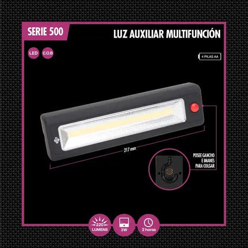 Luz auxiliar BULIT multifunción serie 500