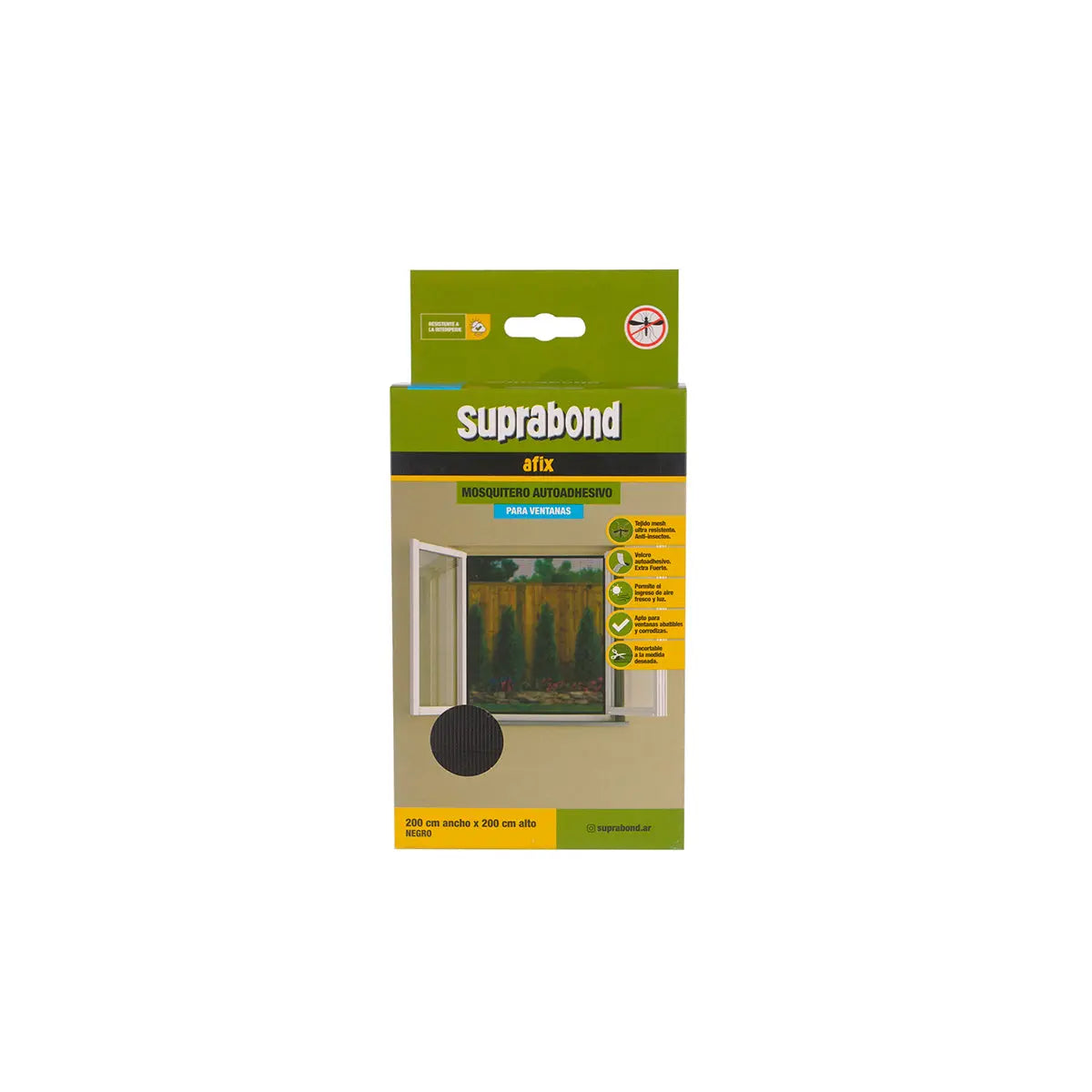 Mosquitero Ventana Suprabond Autoadhesivo Magnética 200x200 - CRAFTERS