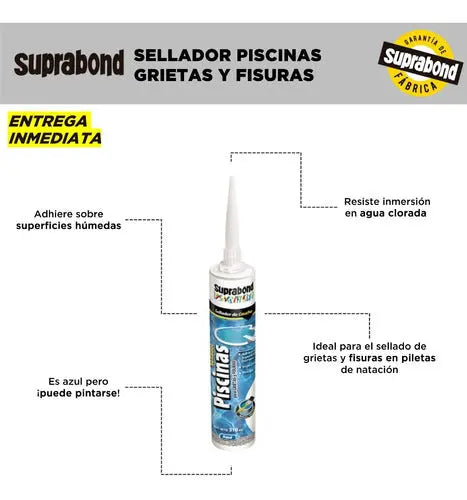 Sellador Piscinas Suprabond - Cartucho 310ml