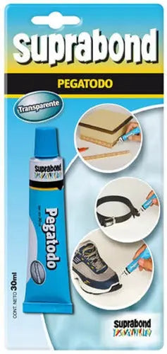 Adhesivo Suprabond Pegatodo Transparente - Pomo 30ml