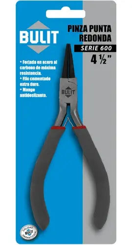 Pinza de Precisión BULIT de punta redonda serie 600 - 4 1/2"