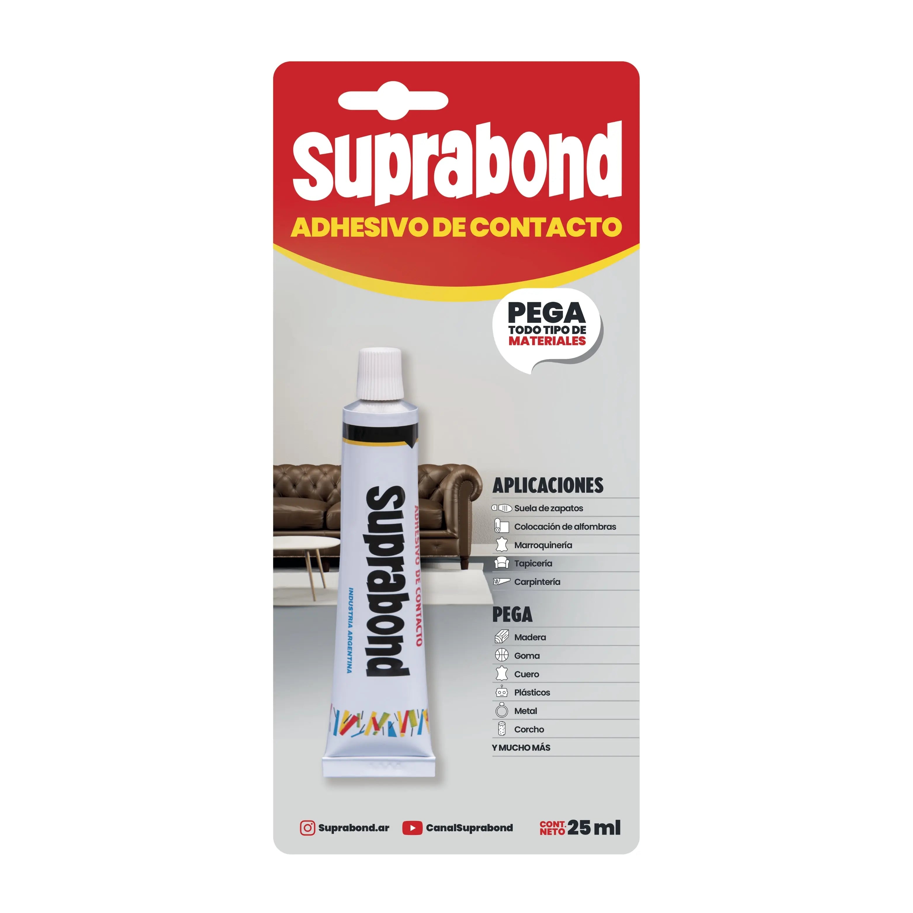 Adhesivo Suprabond Sintético - 25ml blister Suprabond