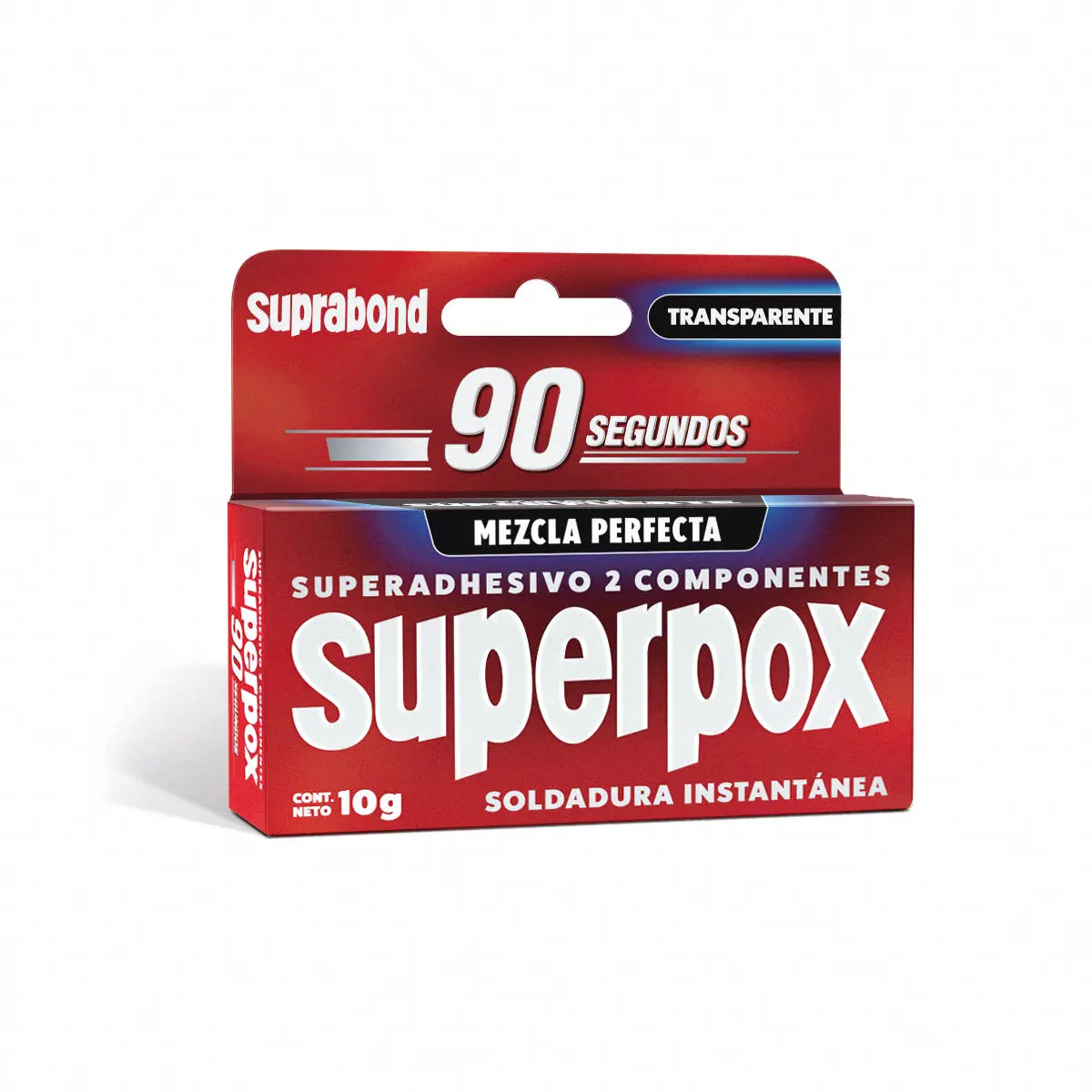 Superadhesivo Suprabond Superpox Transparente 90 Segundos - Estuche 10gr Suprabond