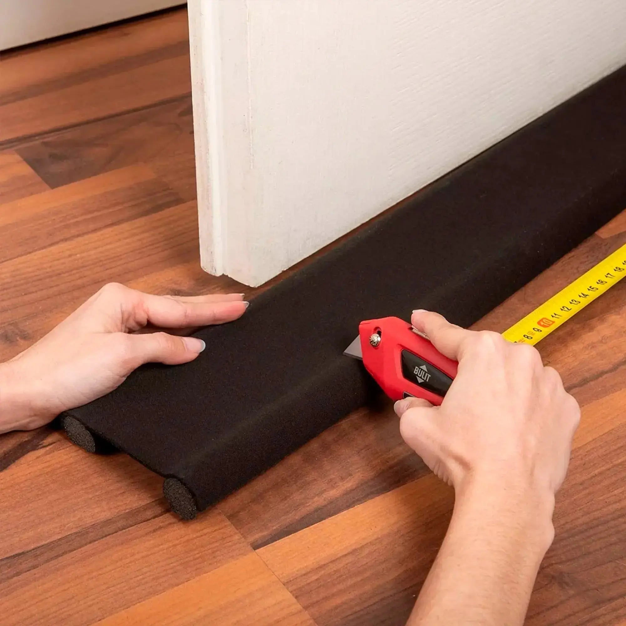 Zócalo Burlete Suprabond Doble Bajo Puerta 95cm - Negro Suprabond