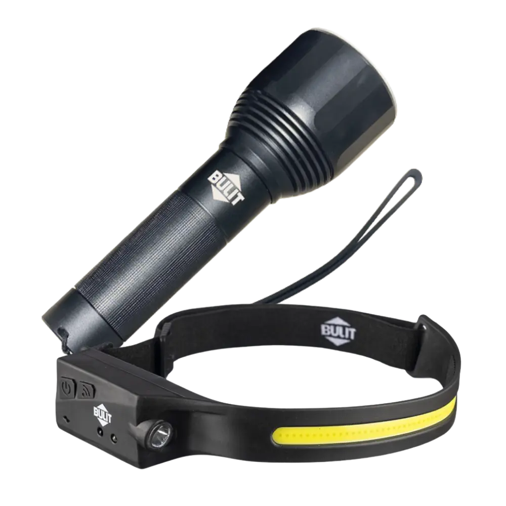 Kit Iluminación Explorer BULIT – Vincha Recargable + Outdoor Potente Bulit