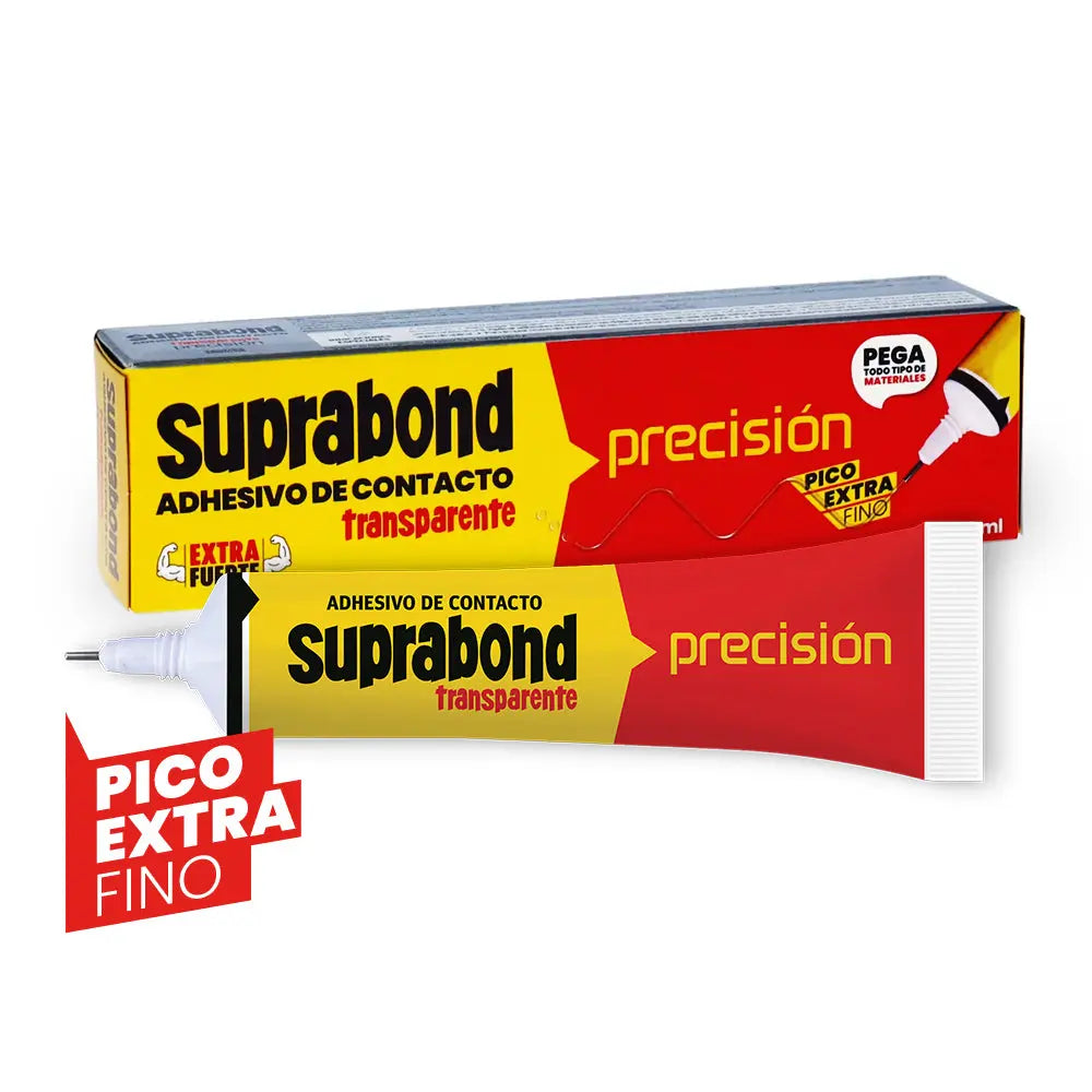 Adhesivo Suprabond Transparente Precisión - Pomo 100 ml | Pico Extra Fino Suprabond